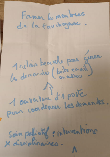 Et si la Fauchoyeuse était un collectif d'accompagnant.es ?