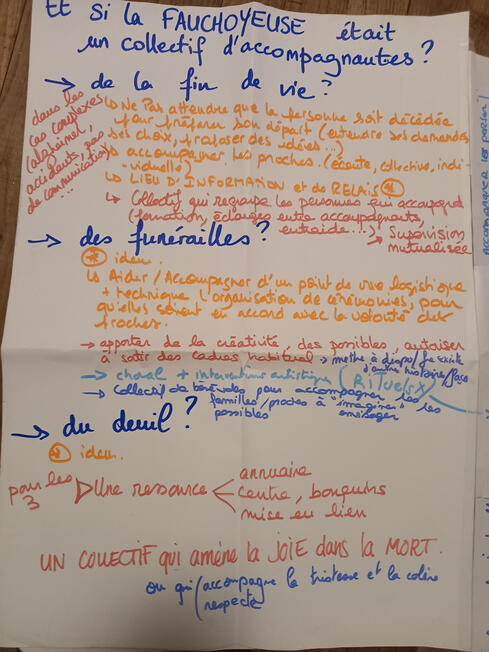 Et si la Fauchoyeuse était un collectif d'accompagnant.es ?
