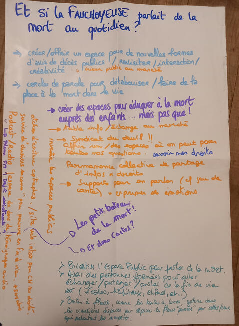 Et si la Fauchoyeuse parlait de la mort au quotidien ?